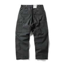 日系复古秋季重磅水洗工装裤男潮牌宽松多口袋休闲裤百搭直筒长裤