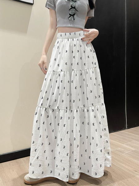 Summer skirt with bow