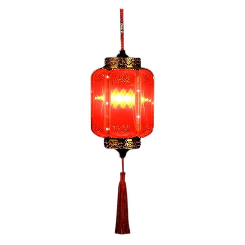 Hong Kong amor primavera Festival linterna luminosa portátil rojo caminar linterna LED pequeño palacio lámpara colgante Año Nuevo decoración suministros