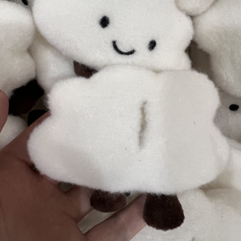 Bolsa de muñeca de peluche colgante llavero adorable broche accesorios llavero joyas colgante de peluche bolso escolar