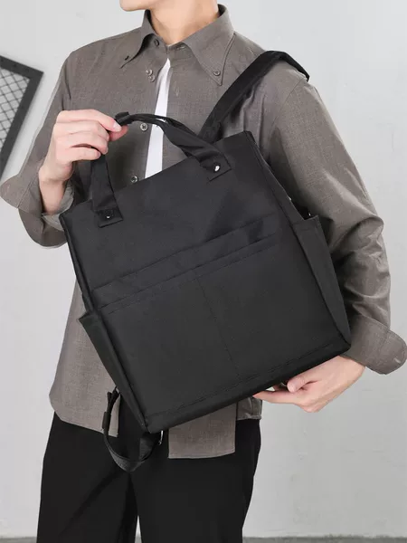 Cross-Border Casual Backpack Korean Style Lightweight Oxford Cloth Large-Capacity Handbag Simple Multi-Functional Travel Backpack