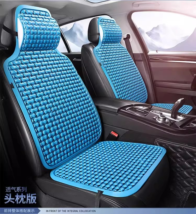 Summer Universal Car Plastic Seat Cushion, Ventilated and Breathable, Suitable for Vans and Large Passenger Trucks, Single-Piece Cooling Seat Pad