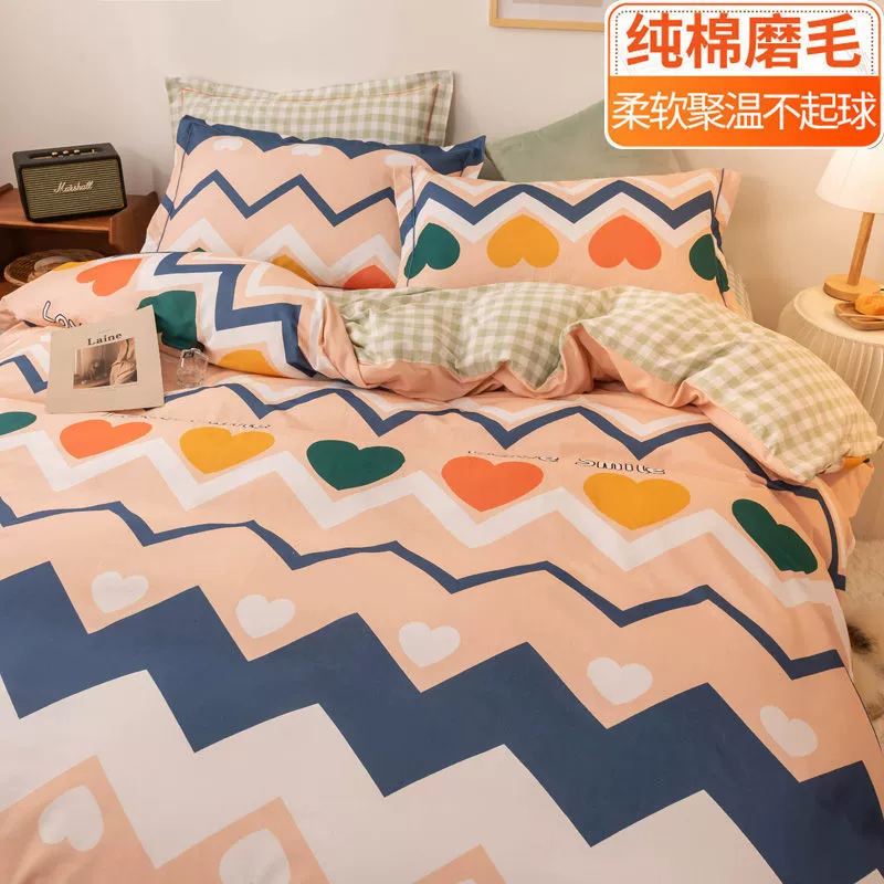 Брендовый набор, простыня, рисунок принцессы, 4 предмета, увеличенная толщина