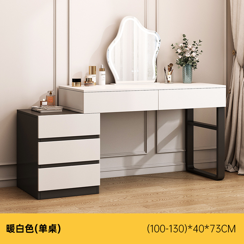 Cream-wind comedor de dormitorio mesas de cabecera en una casa moderna y simple escritorio de dormitorio principal espejo mesa de maquillaje