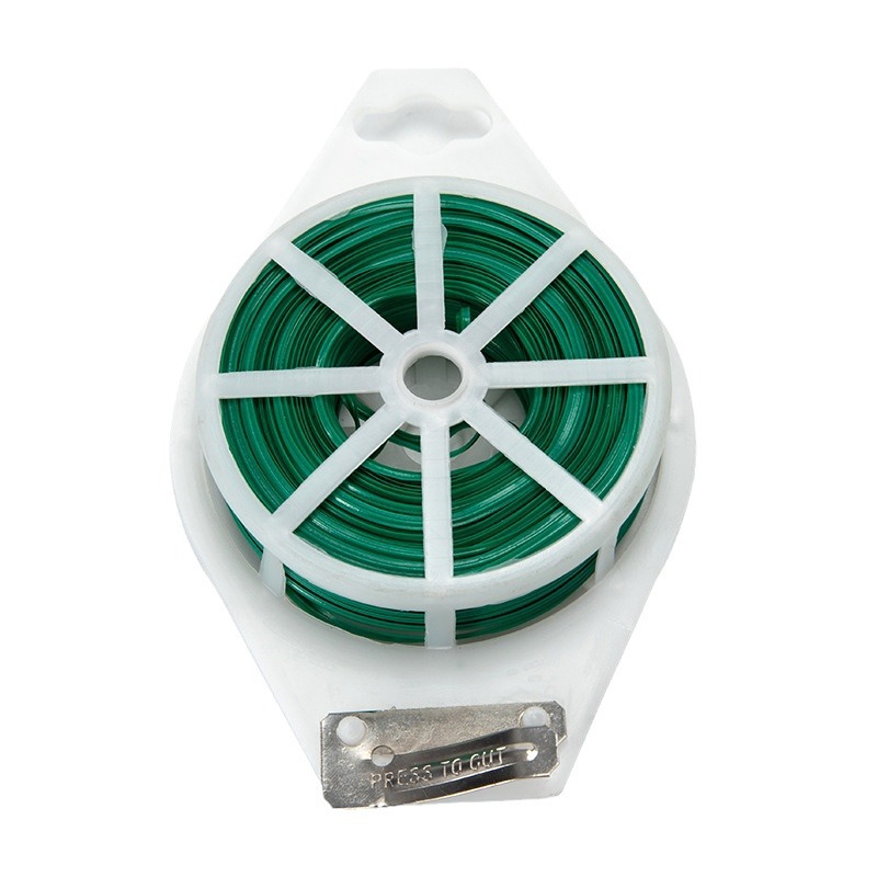 Fábrica al por mayor traje de jardinería flor jardín fijo jardinería Alambre de amarre soporte recubierto de plástico Alambre de amarre multifuncional cinturón