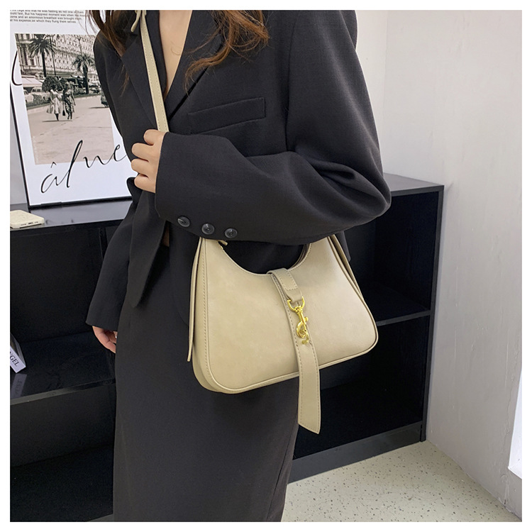 Women's Medium All Seasons Pu Leather Fashion Shoulder Bag Underarm Bag display picture 4