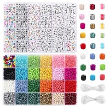 24ɫ7200pcs4mm����+1600pcs��ĸ�鏗���� DIY�Ʒ���b