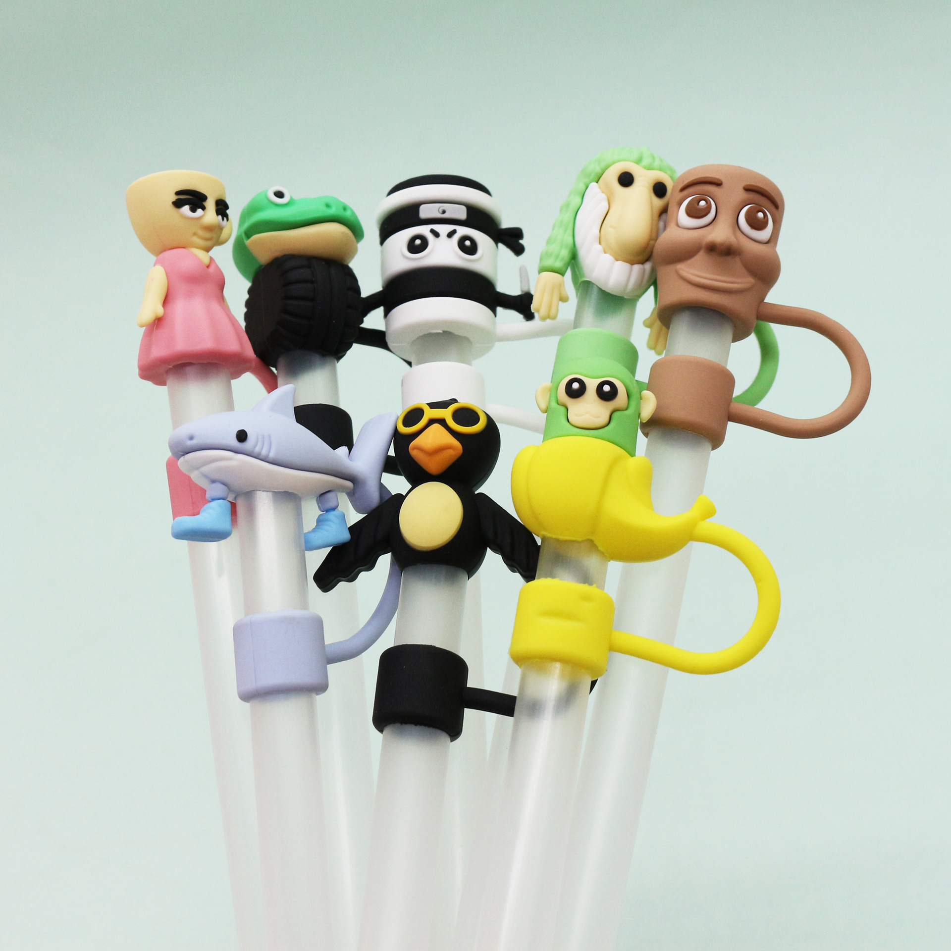 Explosión transfronteriza montaña y mar gorra de paja Stanley taza de agua manga de paja tungsahur palo de madera gorra de paja hombre