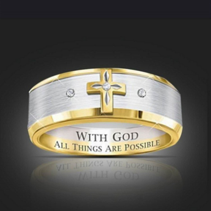 Luxury Minimalist Men's Ring Modern Designer Band For Gentlemen_voghion.com