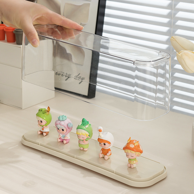 ブラインドボックス収納展示棚バブルマットアクリルボックス透明防塵手作りレゴ積み木置物展示棚|undefined