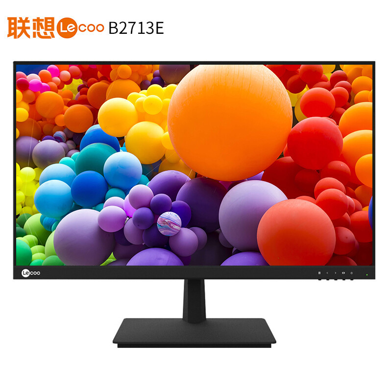 联想 27英寸 显示器 B2713E来酷高清IPS电脑显示屏HDMI+VGA