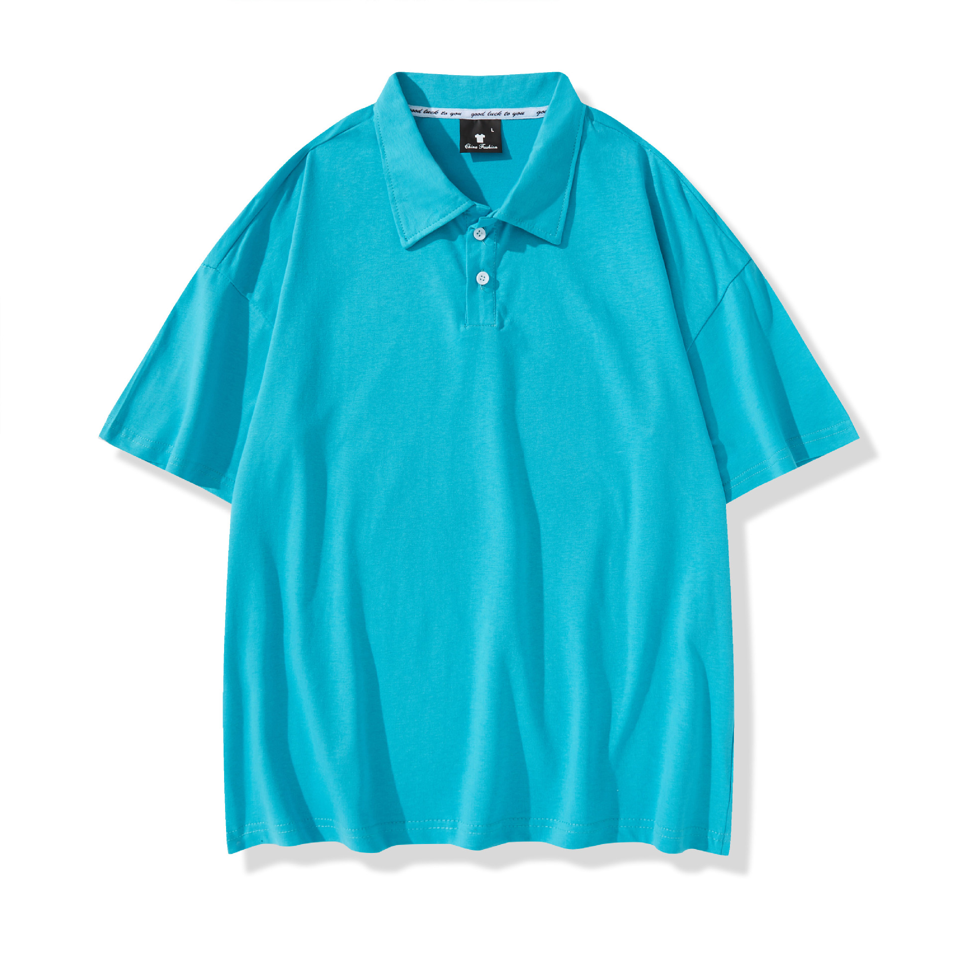 Camisas personalizadas de algodón polo camiseta de manga corta impresa ropa de grupo ropa de trabajo impresa LOGO camiseta publicitaria transpirable