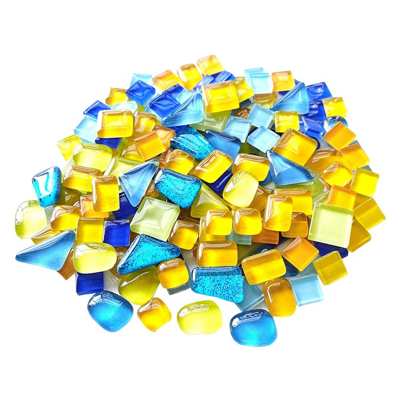 200 г DIY мульти-блестящая мозаика Блеск Кристалл бесплатно камень патч детский материал ручной работы гранулированный