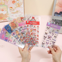 卡通可爱透明咕卡贴ins防水手机壳水杯装饰贴儿童手账素材创意贴