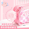 High quality cartoon capacious transparent pencil case for elementary school students, for secondary school, new collection, wholesale