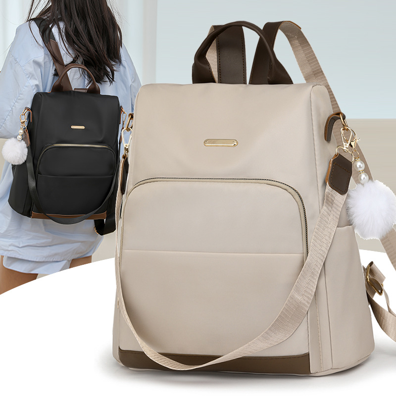 Mochila femenina 2024 mochila nueva moda todo-fósforo viaje antirrobo de gran capacidad mochila escolar para estudiantes bolso de cercanías