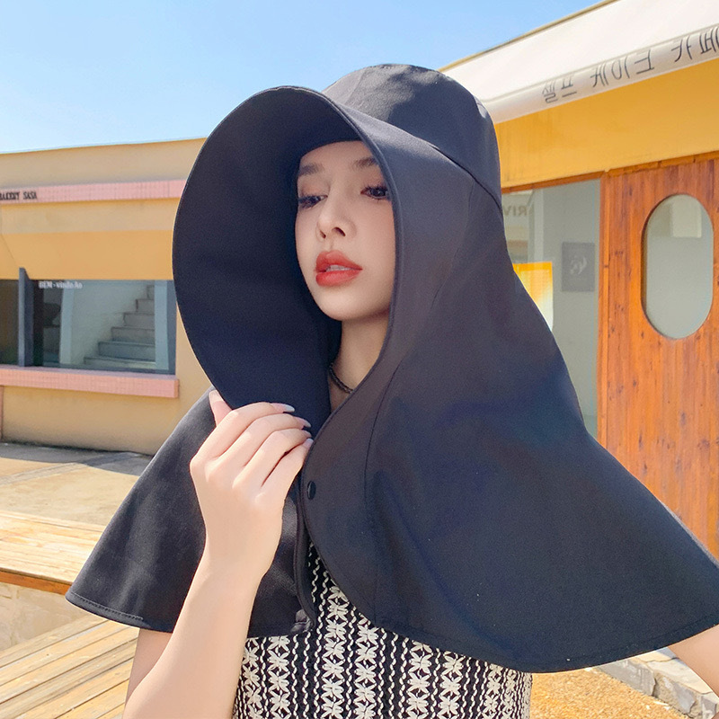 Shawl hat [black]