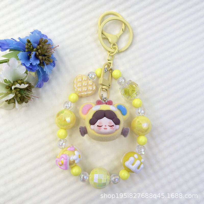 新しい植毛木製マラブブ人気のかわいい携帯電話チェーンキーホルダーバッグ人形ペンダントアクセサリー卸売|undefined