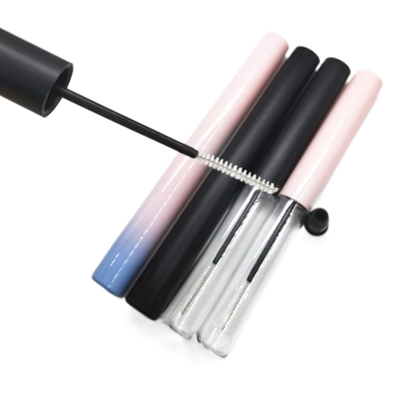 Comercio exterior Venta caliente en stock rosa azul gradiente ultra-fino cepillo de pestañas cabeza tubo vacío 4ML rimel ultra-fino cepillo sub-botella