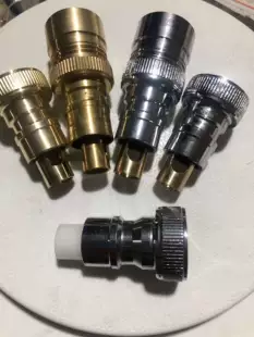 Кран для стиральной машины полная латунь 1/2" автозапорный от срыва