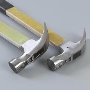 Industrial-Grade Magnetic Square-Head Claw Hammer with Insulated Handle, Non-Slip 500g Bakelite Handle Woodworking Hammer, Nail Hammer, Iron Hammer