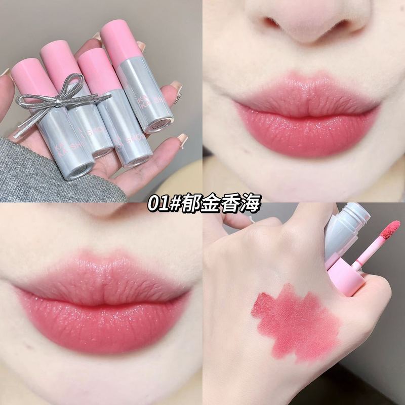 kakashow蝴蝶系列唇釉柔雾哑光口红防水不易沾杯素颜显白唇彩唇泥|undefined