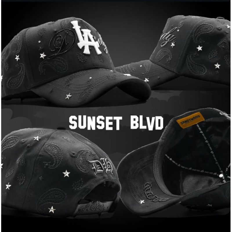Tendencia transfronteriza hip hop Dandy Dandy sombrero con letras de diamante sombrero de pato doblado a lo largo del sombrero de béisbol image 138