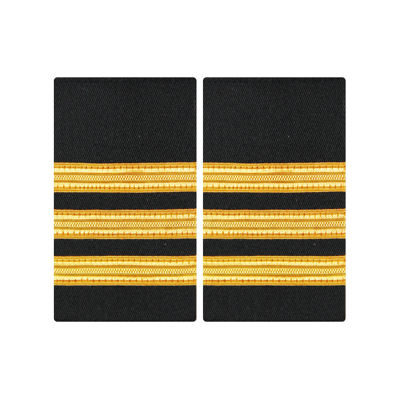 Hainan Airlines Shanghai Airlines Charretera India alambre de metal epaulet Cadete de aire epaulet