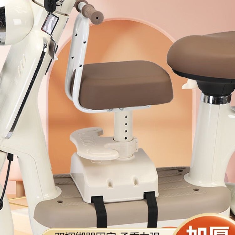 Ruu Electric Vehicle Child Seat Front-Mounted Battery Motorcycle Child Safety Seat Special Adjustable Shock-Absorbing Single Seat