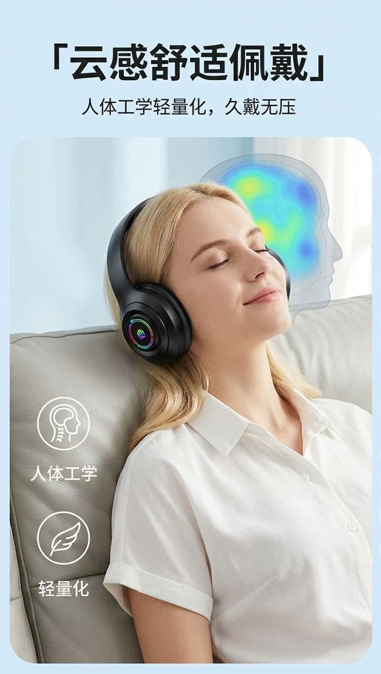 New RD-13 Over-Ear Bluetooth Headphones High Fidelity Long Battery Life Gaming Noise Cancellation Wholesale Factory Supply