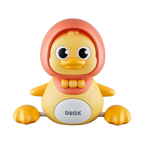 Movable, walking, rocking chicken, moving little duck, electric learning crawling duck, twisting butt, chicken toy for children and babies