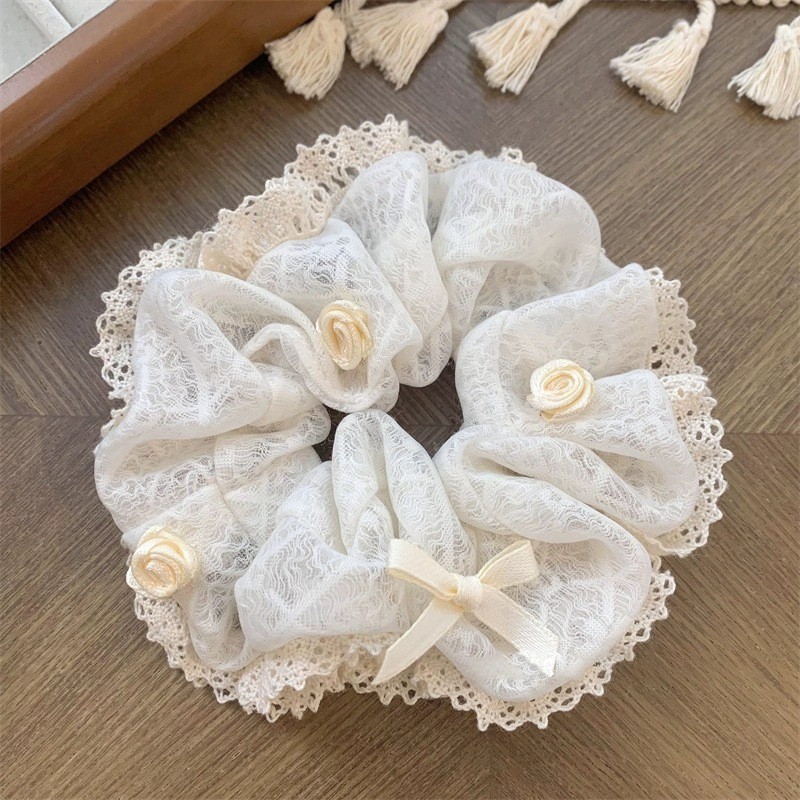 新款小清新甜美发圈后脑勺发饰爆款合集高弹力发圈高级感温柔发饰|undefined