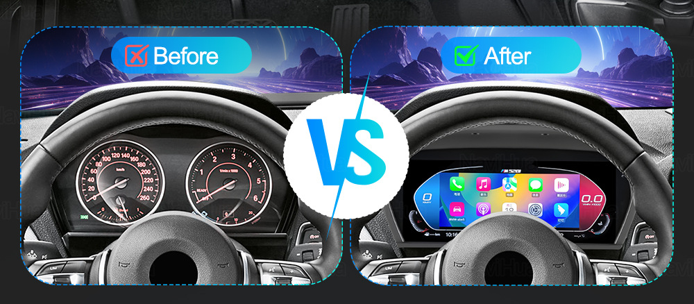 Suitable for Bmw 1234567 Series Lcd Instrument Panel with Carplay Function Hud Eight-Theme Car Dashboard