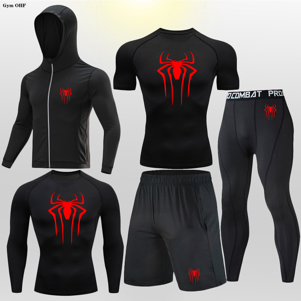 Women's Clothing Women's Sportswear Set Breathable Quick Drying Lightweight Five Piece Casual Sports Outfit With Long And Short Sleeve Options_voghion.com