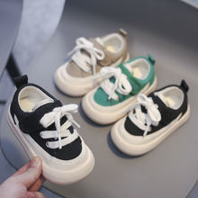 低帮儿童帆布鞋韩版单秋季新款色学步宝宝潮跨境厂家一件批发代发