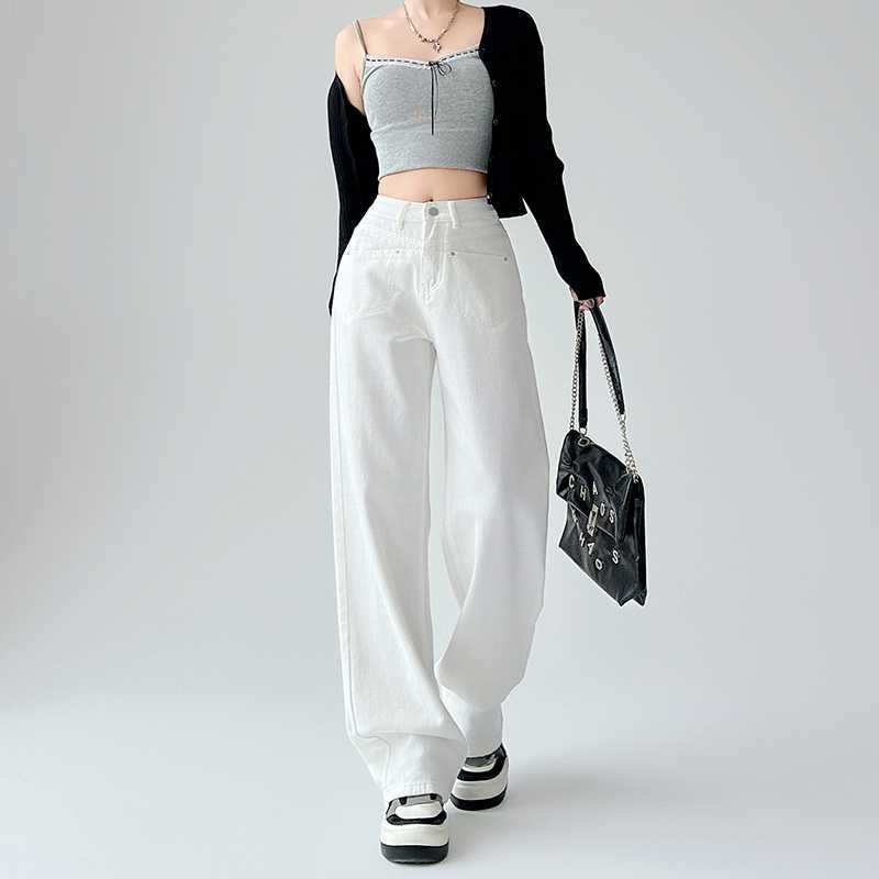 white spring jeans