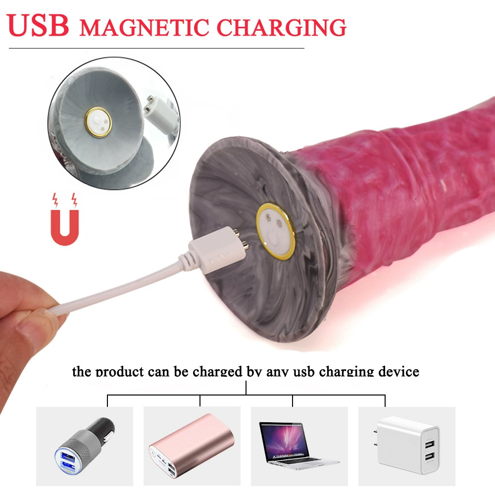 Силиконовая собачка YOCY, подделка делителя USB зарядка водостойкая женская многочастотная вибрация мастурбация взрослая игрушка