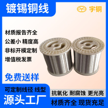高导电紫铜丝 紫铜扁线 镀锡铜线0.1-5mm 导电率好