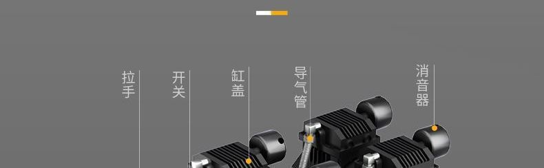 Oil-Free Silent Air Compressor Small Household 220V Air Compressor Air Pump Woodworking Spray Paint Nail Pumping Air Pump