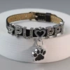 Black hands and feet prints, bracelet