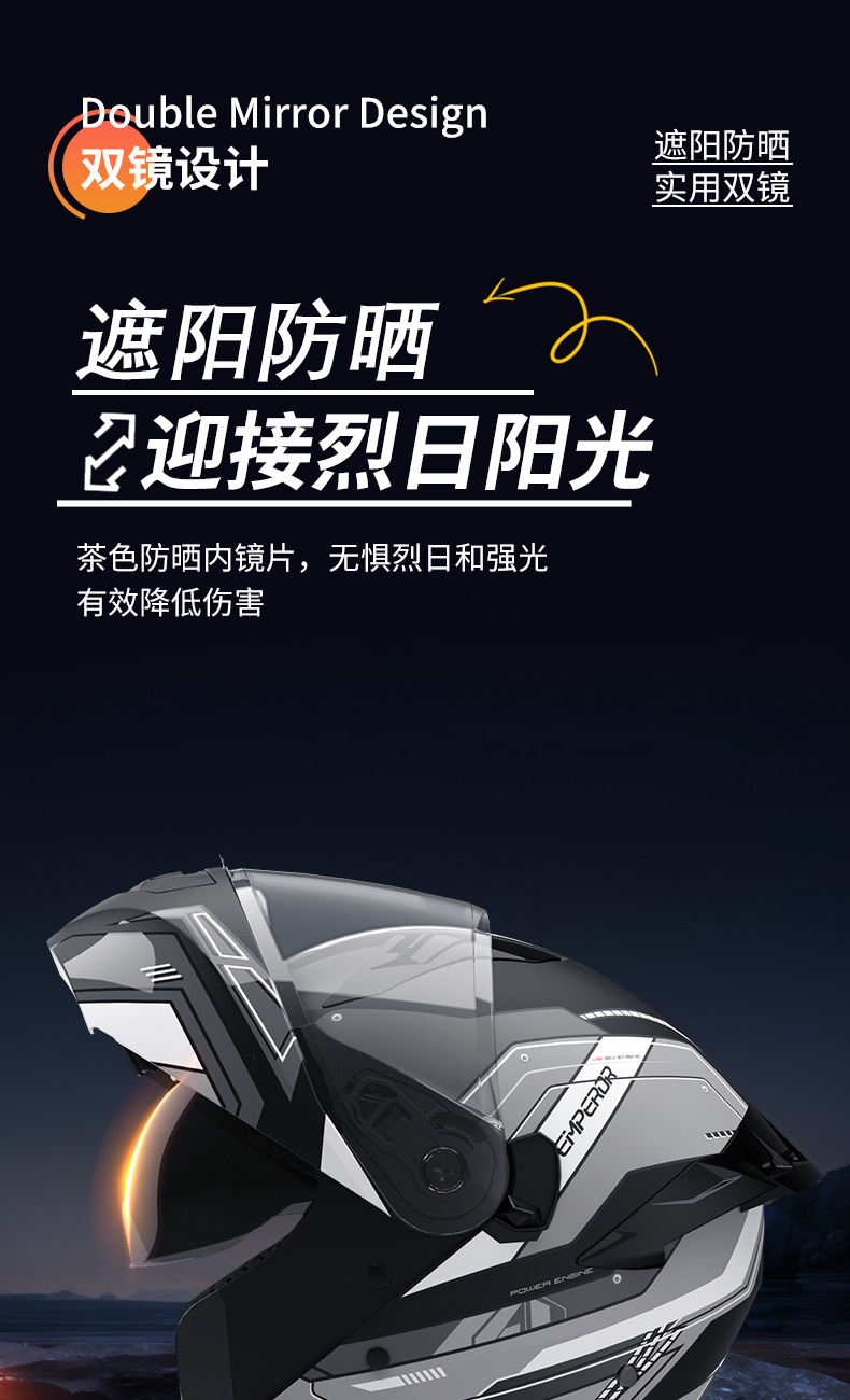 Suitable for Men's Motorcycle Helmets, Winter Built-In Bluetooth Headsets, Anti-Fog and Warm Motorcycles, Safe for All Seasons