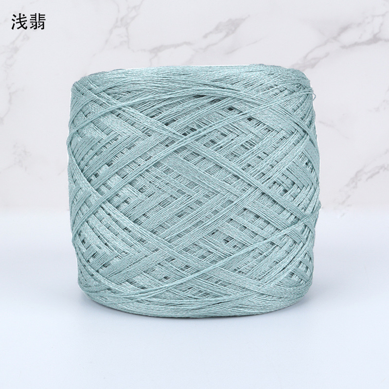 Siyue al por mayor de primavera y verano de seda de morera Tencel hilo de lana tejida a mano bricolaje Bola de seda de hielo hilo de lana fina