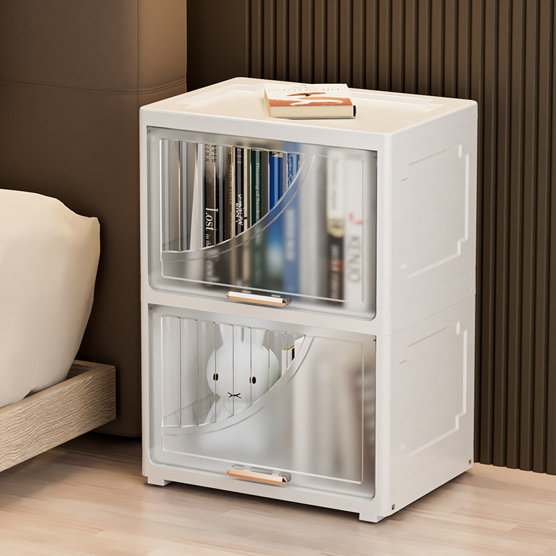 Transparent lid five-drawer bedroom clothing storage cabinet multi-layer children's multifunctional toy storage cabinet