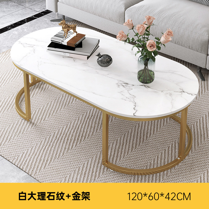 Mesa de café pequeño apartamento simple mesa de café sala de estar hogar Luz de lujo moderna pequeña mesa de café pequeña mesa redonda sofá mesa auxiliar