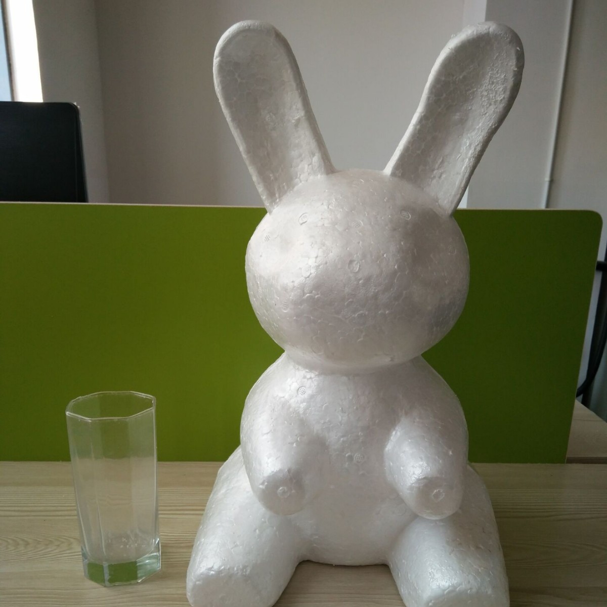 Oso de espuma directo de fábrica blanco DIY material de arreglo floral hecho a mano Día de San Valentín Rosa oso con juguete