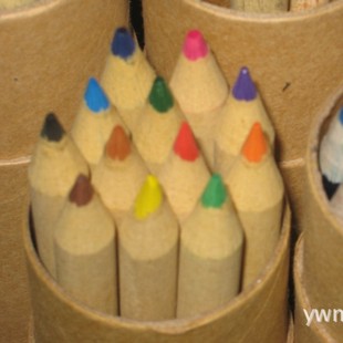 Recycled Kraft paper roll color environmental protection pencil paper pencil set Kraft paper tube or black paper tube