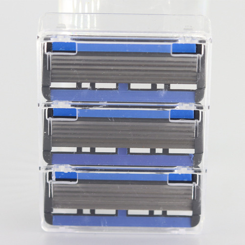 6-layer stainless steel blade manual razor blade shaving blade hair removal knife hair removal knife replaceable head