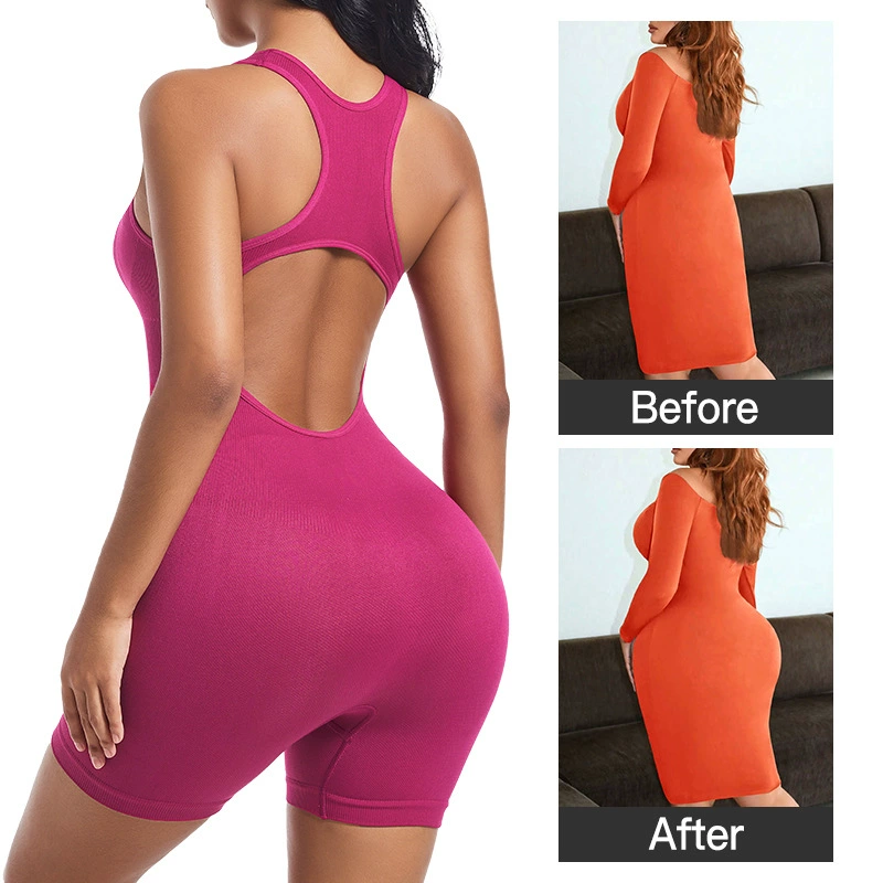 Слиная одежда для йоги женская красивая спина