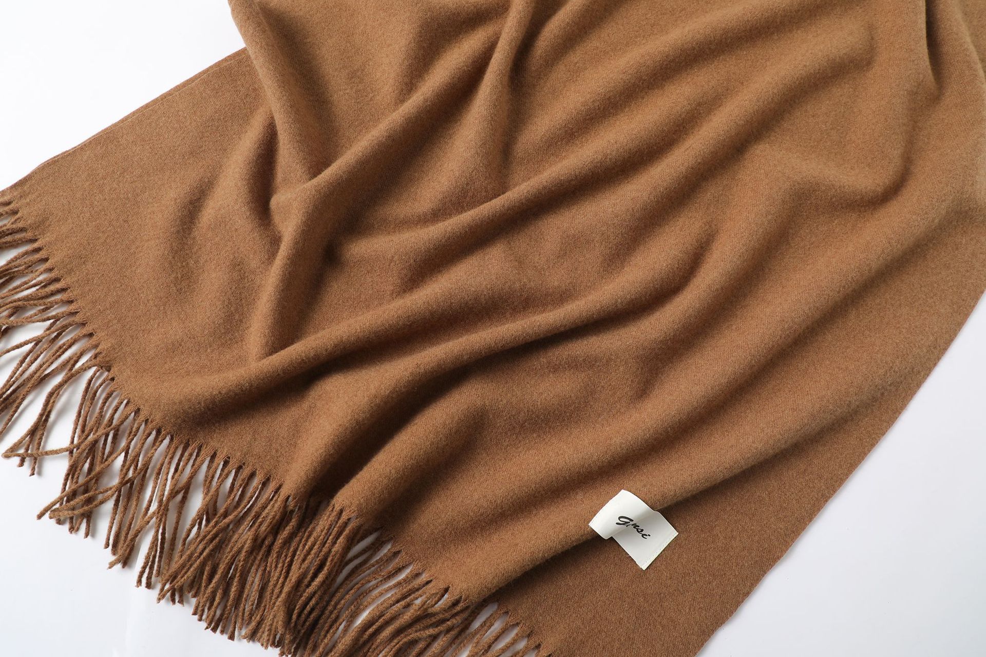 Women's Simple Style Solid Color Imitation Cashmere Scarf display picture 5