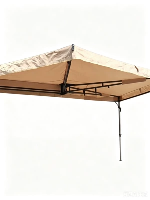 Avtomobil dam çadırları Folding Hard Top for Outdoor - khaki-custom-colors-available-for-bulk-orders-3